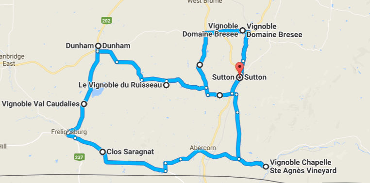 Route des vins de Brome-Missisquoi